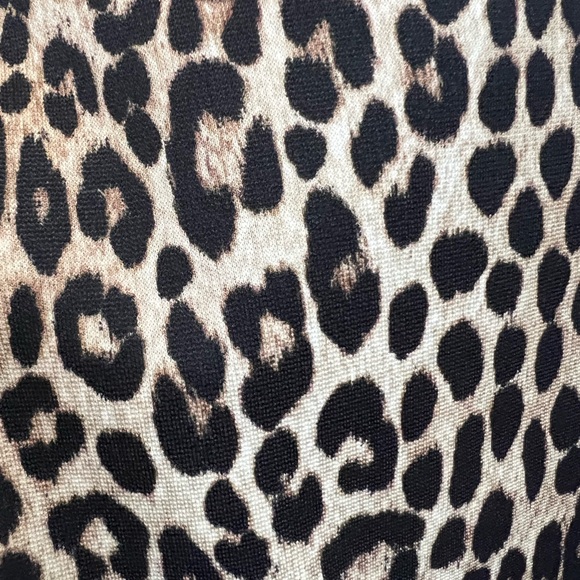 Chic Michael Kors Leopard Animal Print Pencil Skirt - Picture 3 of 5